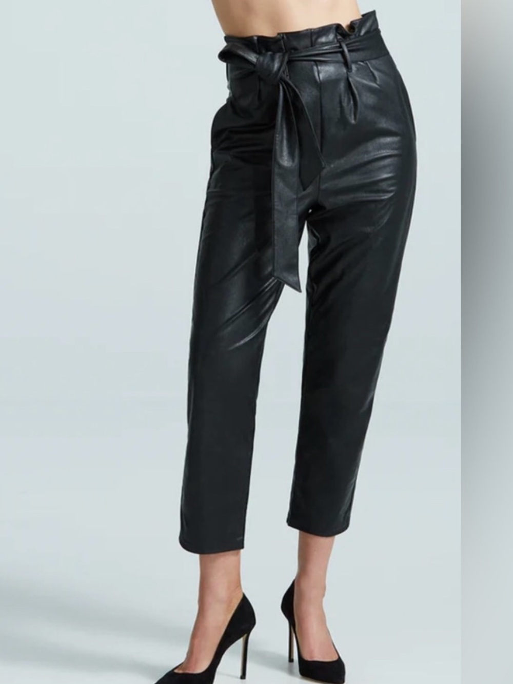 Commando paper bag leather pant NWOT Large